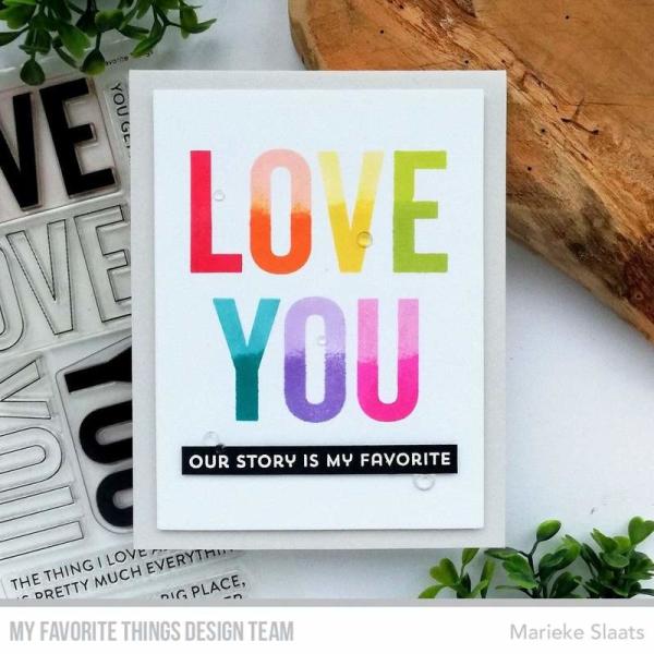 My Favorite Things Stempelset "Love You Big Time" Clear Stamp Set