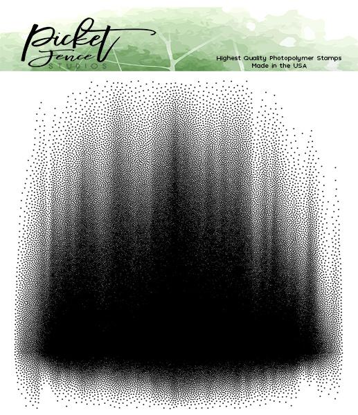 Picket Fence Studios Aurora Borealis 6x6 Inch Clear Stamps 