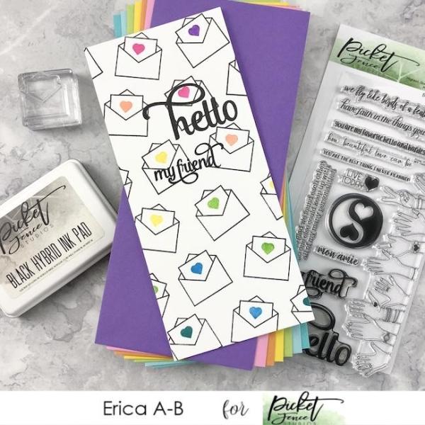 Picket Fence Studios Crafty Lifestyle 4x8 Inch Clear Stamps 