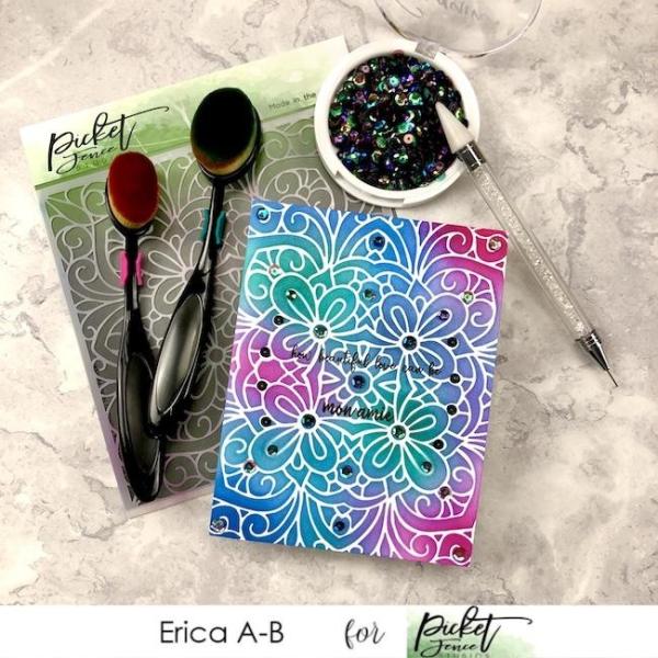 Picket Fence Studios Green Fairy Sequin Mix  Pailetten