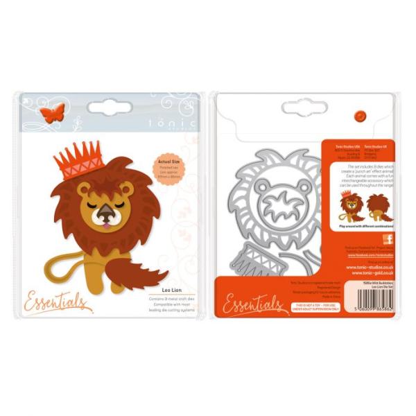 Tonic Studios - Stanze - Stanzschablone set 9pcs Leo Löwe 