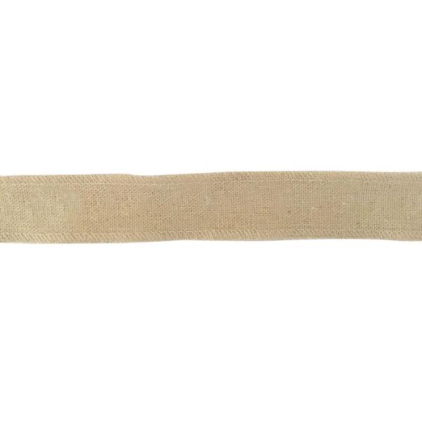 Vaessen Naturband 25mm "unbedruckt - blanko" 20m