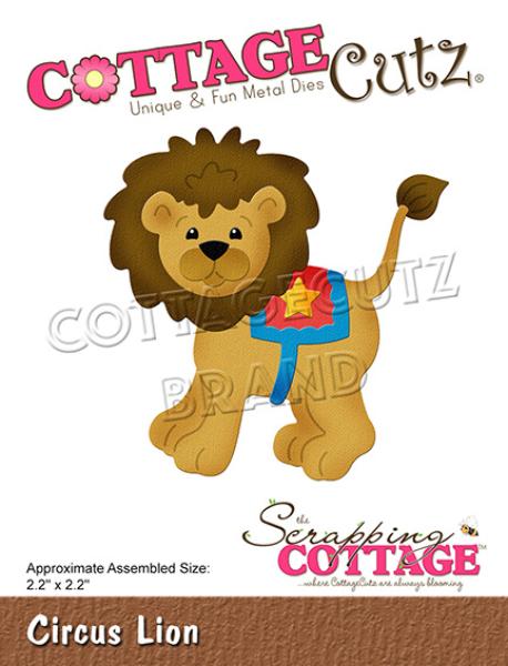 Scrapping Cottage Die - Circus Lion