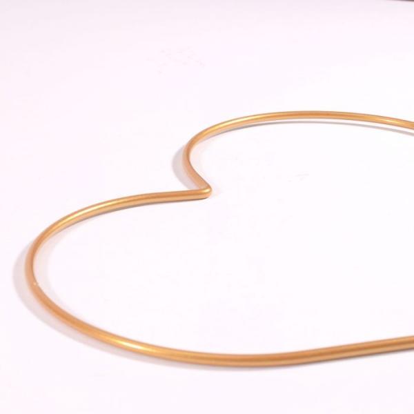 Vaessen Creative - Metal Ring Herz 25cm Gold