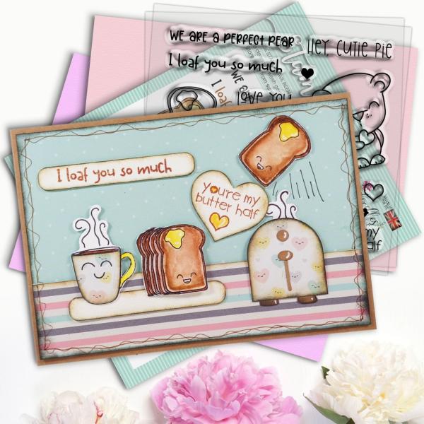 Polkadoodles Stempel "Cutie Pie" Clear Stamp-Set