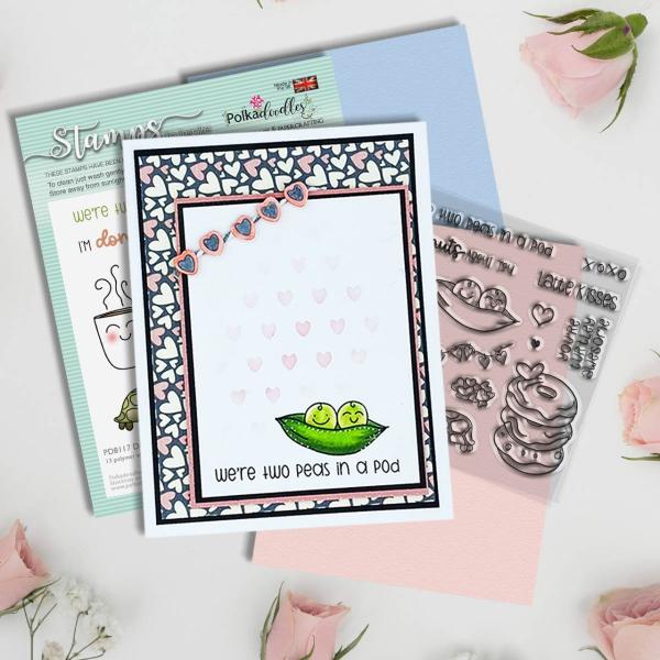Polkadoodles Stempel "Donuts About You" Clear Stamp