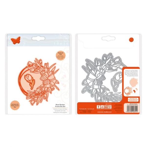 Tonic Studios - Stanze - Stanzschablone Set Frame Rose Garden 