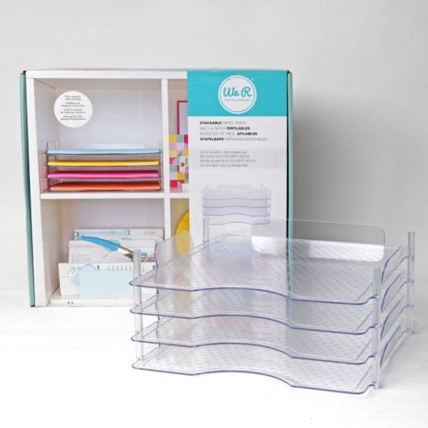 We R Memory Keepers - Stapelbare Papierfächer 12" 4pcs