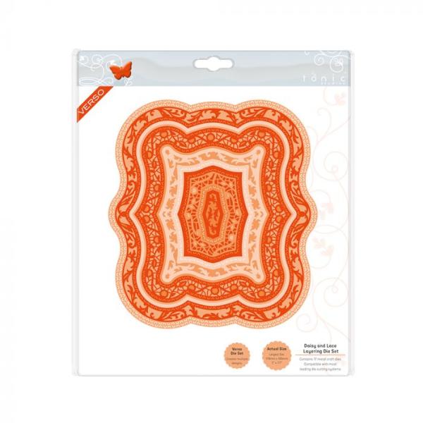 Tonic Studios - Stanze - Stanzschablone Set Daisy Lace Layering 