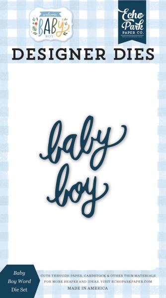 Echo Park "Baby Boy" Die | Craft Die | Stanzschablone | Stanze