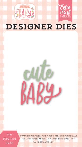 Echo Park "Cute Baby " Die | Craft Die | Stanzschablone | Stanze