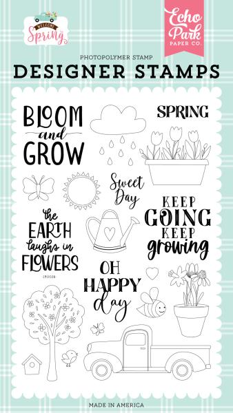 Echo Park Stempelset "Sweet Day" Clear Stamp
