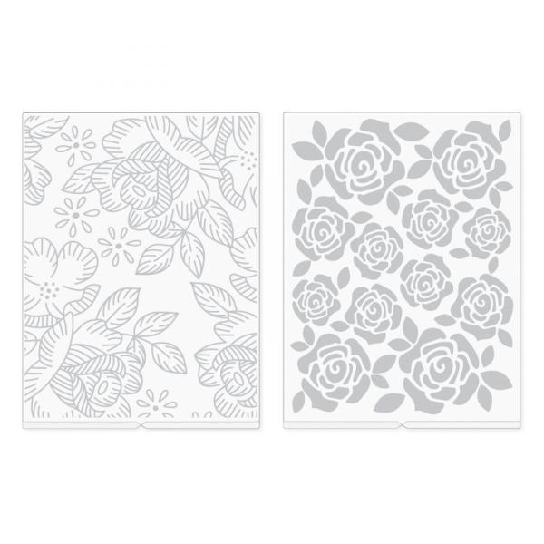 We R Memory Keepers - Florals Revolution Embossingfolder (2 Stück)