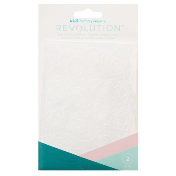 We R Memory Keepers - Florals Revolution Embossingfolder (2 Stück)