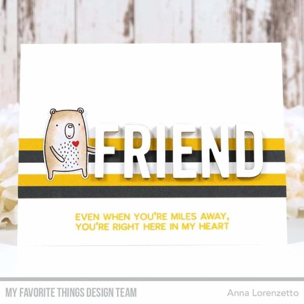 My Favorite Things Stempel "What Friendship Means" Clear Stamp