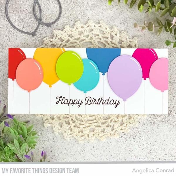 My Favorite Things Stempelset "Big Birthday Wishes" Clear Stamp