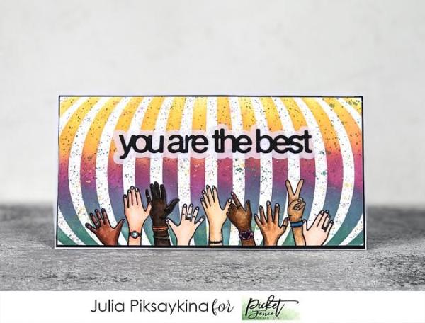 Picket Fence Studios You are the Best Word  Die (PFSD-168)