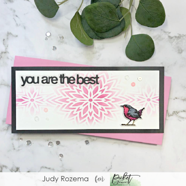 Picket Fence Studios You are the Best Word  Die (PFSD-168)