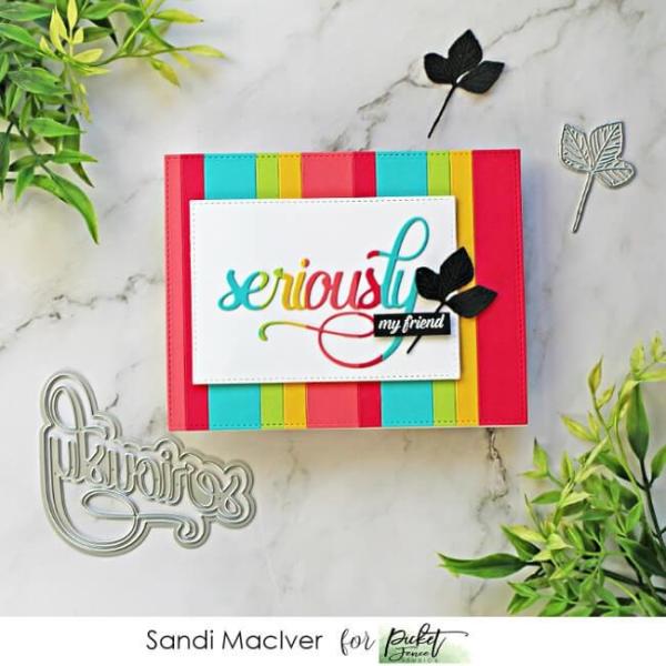 Picket Fence Studios Seriously Word  Die (PFSD-167)