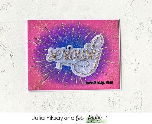 Picket Fence Studios Seriously Word  Die (PFSD-167)