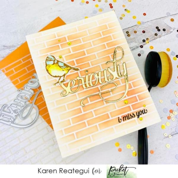 Picket Fence Studios Life Sucks without You 2x3 Inch Clear Stamps 