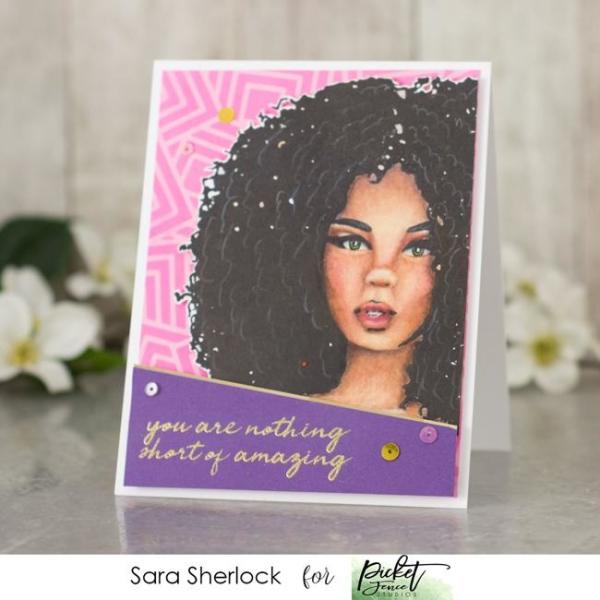 Picket Fence Studios Nothing Short of Amazing 6x6 Inch Clear Stamps 
