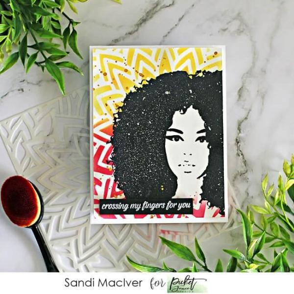 Picket Fence Studios Ways to Express Yourself 4x8 Inch Clear Stamps 