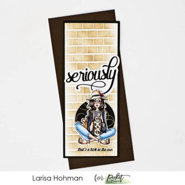 Picket Fence Studios Ways to Express Yourself 4x8 Inch Clear Stamps 