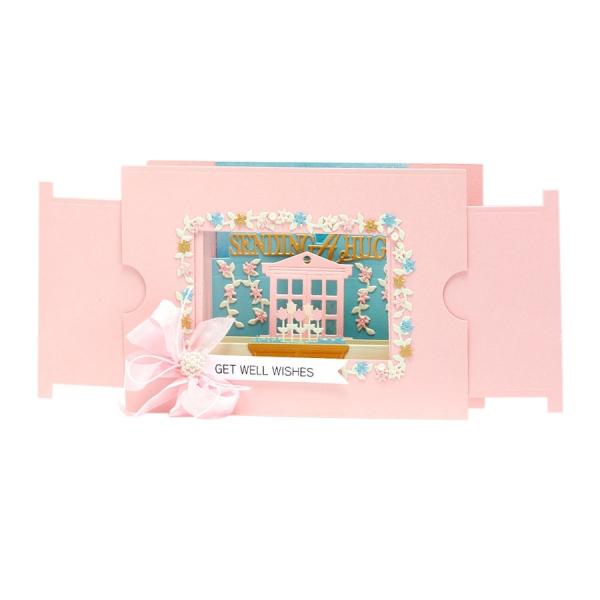 Spellbinders Die "Picture Perfect Window Scene Etched" Stanzschablone