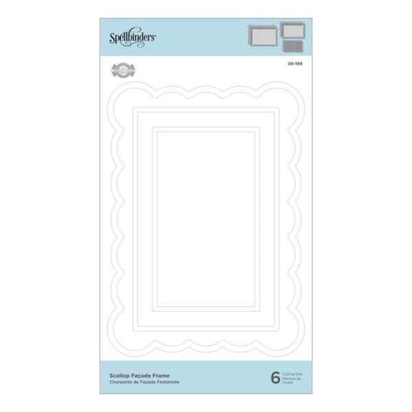 Spellbinders Die "Scallop Facade Frame Etched" Stanzschablone