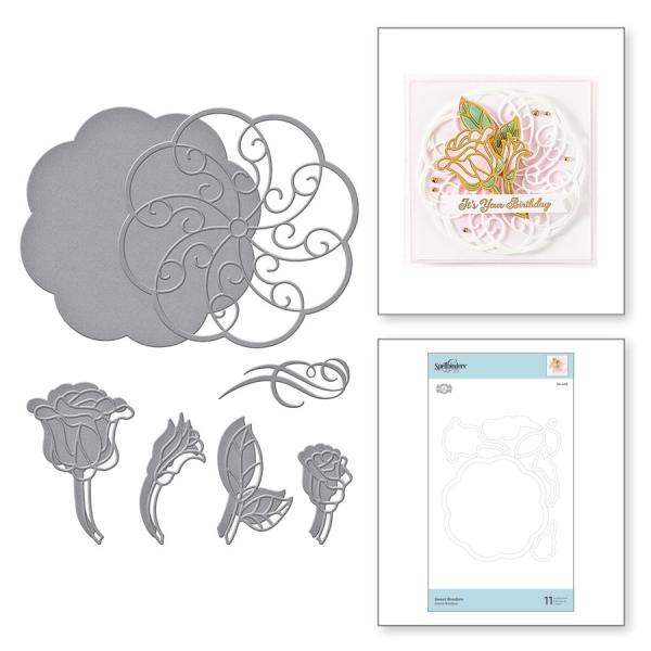 Spellbinders Die "Sweet Rondure Etched" Stanzschablone