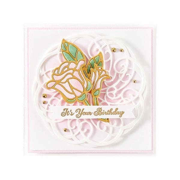 Spellbinders Die "Sweet Rondure Etched" Stanzschablone