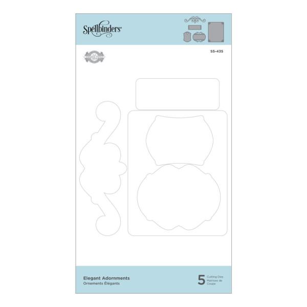 Spellbinders Die "Elegant Adornments Etched" Stanzschablone