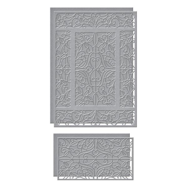 Spellbinders Die "Filigree Facade Frame Etched" Stanzschablone