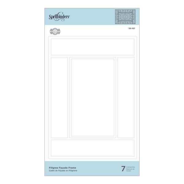 Spellbinders Die "Filigree Facade Frame Etched" Stanzschablone