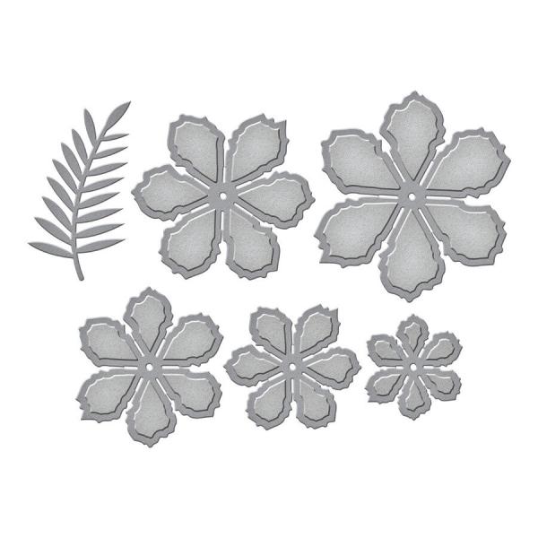 Spellbinders Die "Grand Cinch and Go Flowers Etched" Stanzschablone