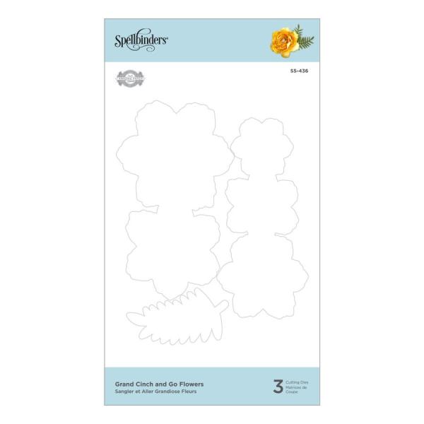 Spellbinders Die "Grand Cinch and Go Flowers Etched" Stanzschablone