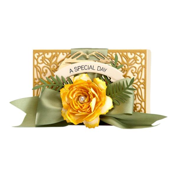 Spellbinders Die "Grand Cinch and Go Flowers Etched" Stanzschablone