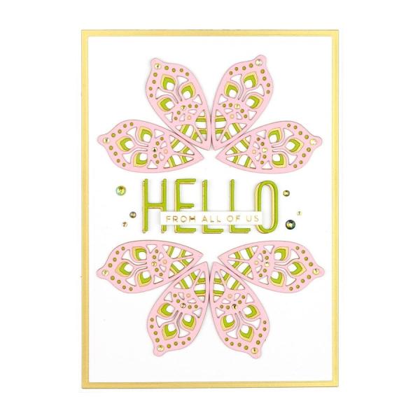 Spellbinders Die "Simply Perfect Alphabet Etched" Stanzschablone