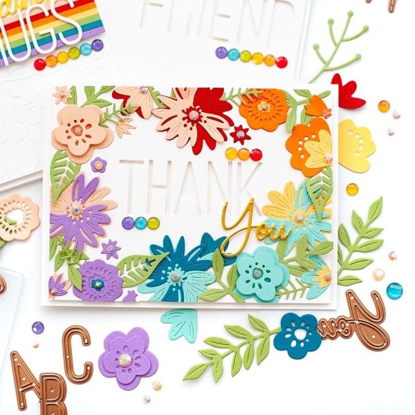Spellbinders Die "Simply Perfect Mix & Match Sentiments Etched" Stanzschablone