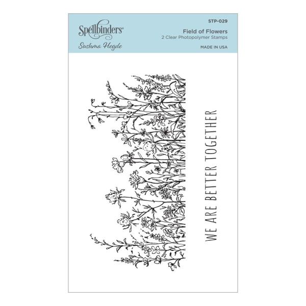 Spellbinders Stempelset "Field of Flowers"
