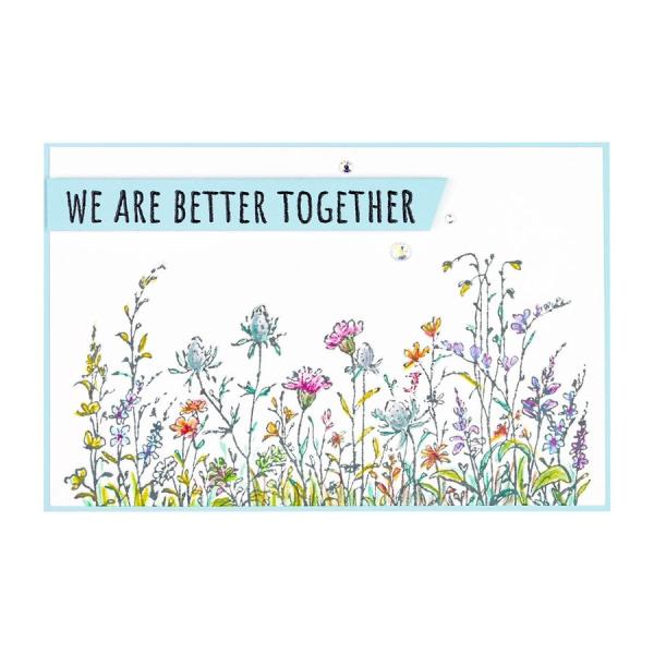 Spellbinders Stempelset "Field of Flowers"
