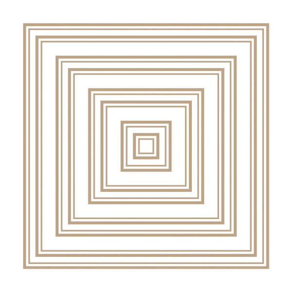 Spellbinders Hotfoil Plate - Essential Duo Lines Squares Glimmer