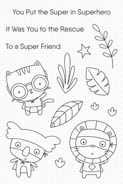 My Favorite Things Stempelset "Super Friend" Clear Stamp Set