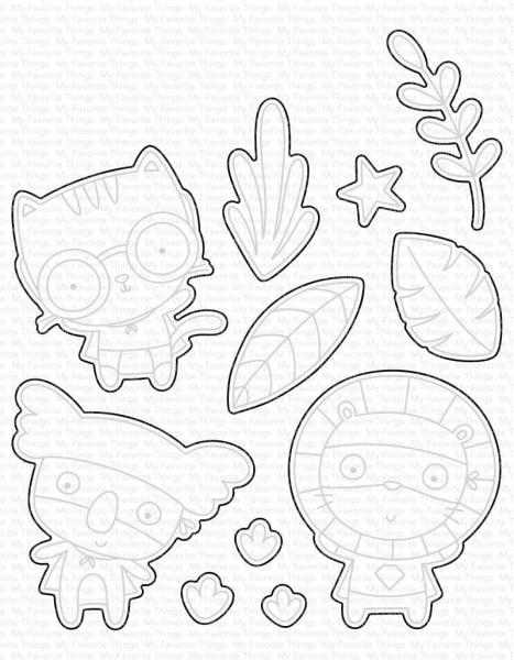 My Favorite Things Die-namics "Super Friend" | Stanzschablone | Stanze | Craft Die