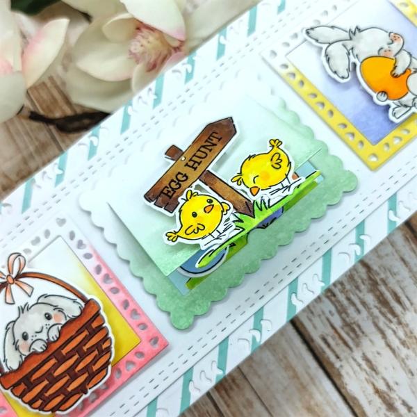 LDRS-Creative Hoppy Egg Hunt 4x6 Inch Clear Stamps