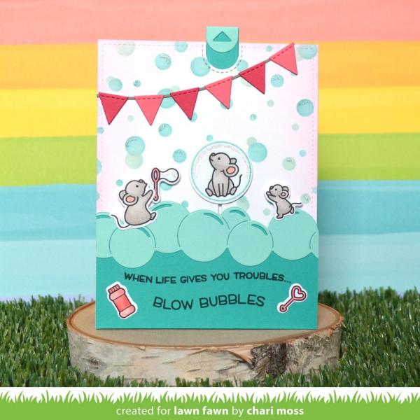 Lawn Fawn Craft Dies - Bubble Border