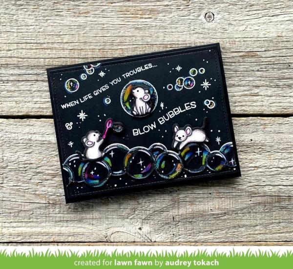 Lawn Fawn Craft Dies - Bubble Border