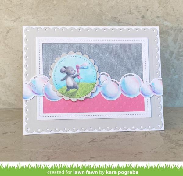 Lawn Fawn Craft Dies - Bubble Border