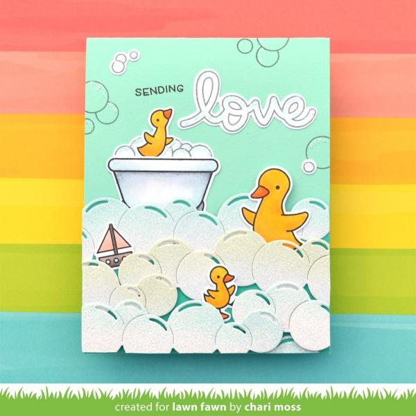 Lawn Fawn Craft Dies - Bubble Border